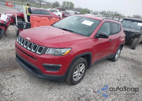 2018 Jeep Compass Sport Fwd from USA, damaged, VIN 3C4NJCAB1JT286479